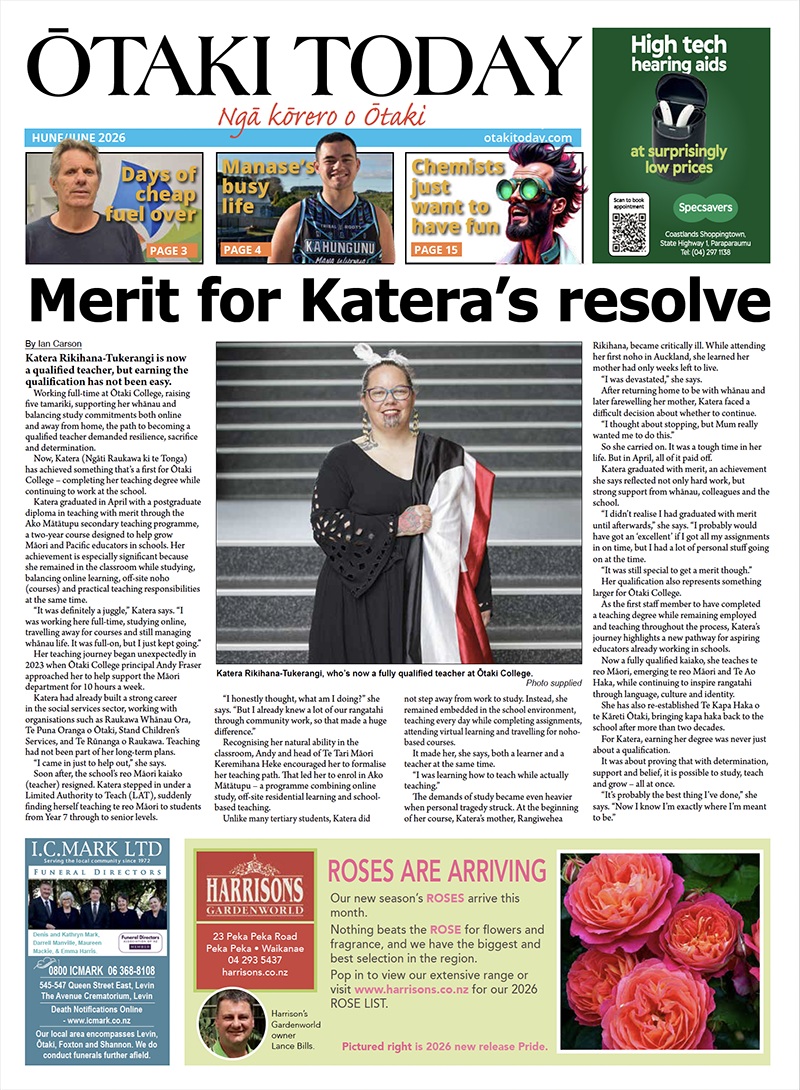 Ōtaki Today March 2026 cover